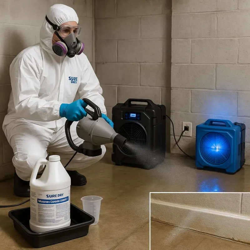 Sanitization and Odor Removal process in Fridley, MN